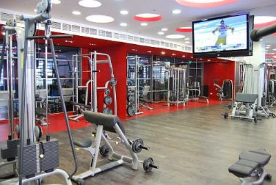 Hotel Broadways Fitnessraum mit Kardiomaschiner in der Innenstadt von Budapest - Hotel Broadway Budapest - Apartements im Hotel Broadway, in der Innenstadt von Buadpest für günstige Preis